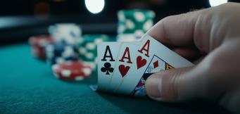 Rangeringen af pokerhånden - tre ens